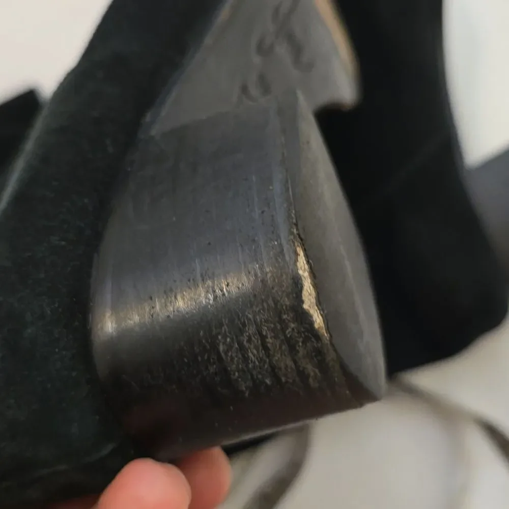 Joie Black Suede Boots 38